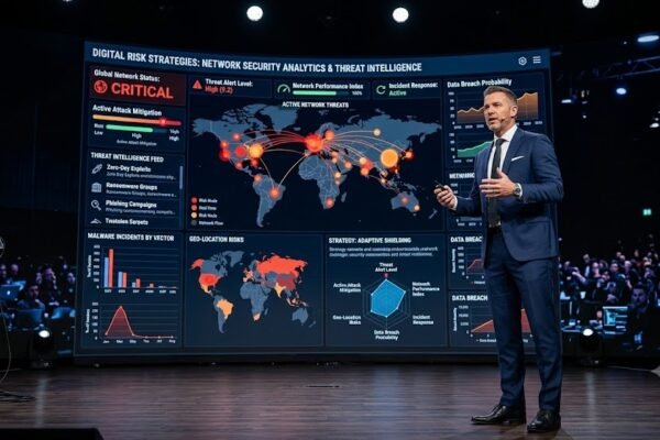 Cybersecurity leader discussing digital risk management and enterprise security strategies.