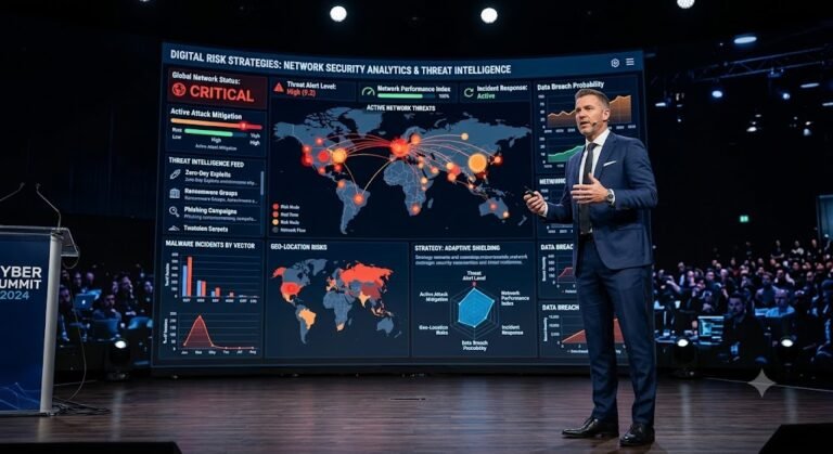 Cybersecurity leader discussing digital risk management and enterprise security strategies.